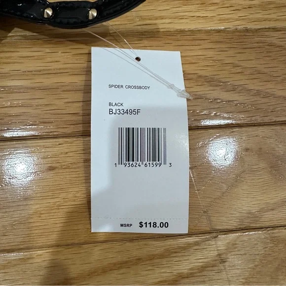 NWT Betsey Johnson Black Spider Shoulder Bag - Picture 9 of 10